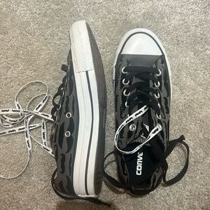 Brand new mustache converse